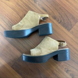 Vagabond suede Chunky Platform Sandals